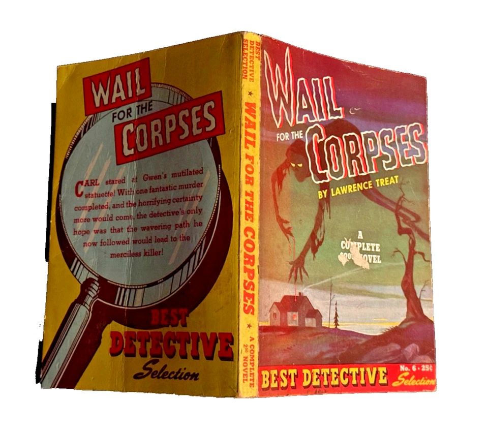 Wail for the Corpses Lawrence Treat 1943 Best Detective Pulp Martin Goodman - Image 2 of 4