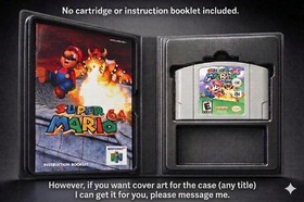 Custom Lot Cases -Choose Your Titles At Checkout- Nintendo 64 N64 SNES NES GBA
