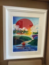 PETER MAX "WITHOUT BORDERS" LIMITED EDITION SERIGRAPH COA