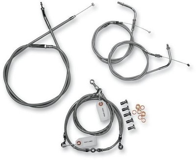 Baron Custom Accessories BA-8015KT-16 Stainless Cable and Line Kit (+16in.)
