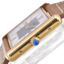 with paper CARTIER Must tank Vermeille W1003954 Quartz Unisex Watch R#146437 3