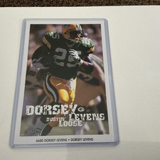 Vintage Green Bay Packers “Bustin Loose” Dorsey Levens Promo POSTER Card 4X6