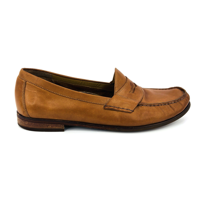 Mens 11.5 M Cole Haan Penny Loafers Brown Leather Slip On 
