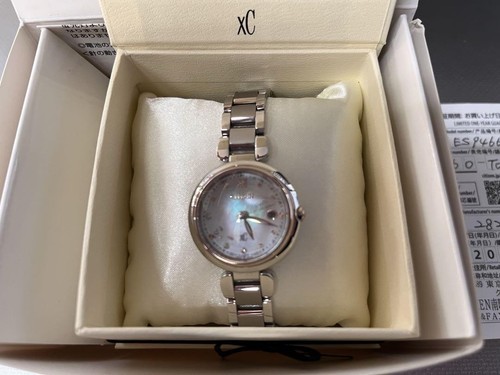 Citizen xC ES9466 65W Watch White Shell Dial 1.02 inch Case 6.1 inch Band