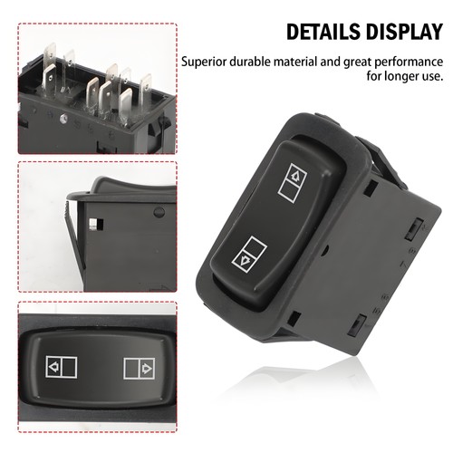 Power Window Switch Button 1MR4341AM15 Fit Mack Truck 1MR4341BM15 1MR4341M15 - Picture 2 of 8