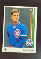 Upper Deck 1989 Jamie Moyer #63 Chicago Cubs Rookie Base Set MLB Card. rookie card picture