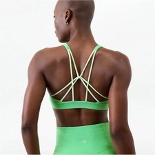 ATHLETA Solace Keyhole Sports Bra A-C  Valley Large New with Tags 