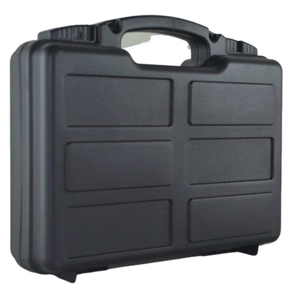 Black/Green/Tan Hard Case For Pistol Handgun Hard Pistol Case Lockable 3 Colors - Image 4 of 4