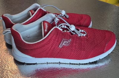 Prope't Travel Walker, Women Sneaker Red , Size 11