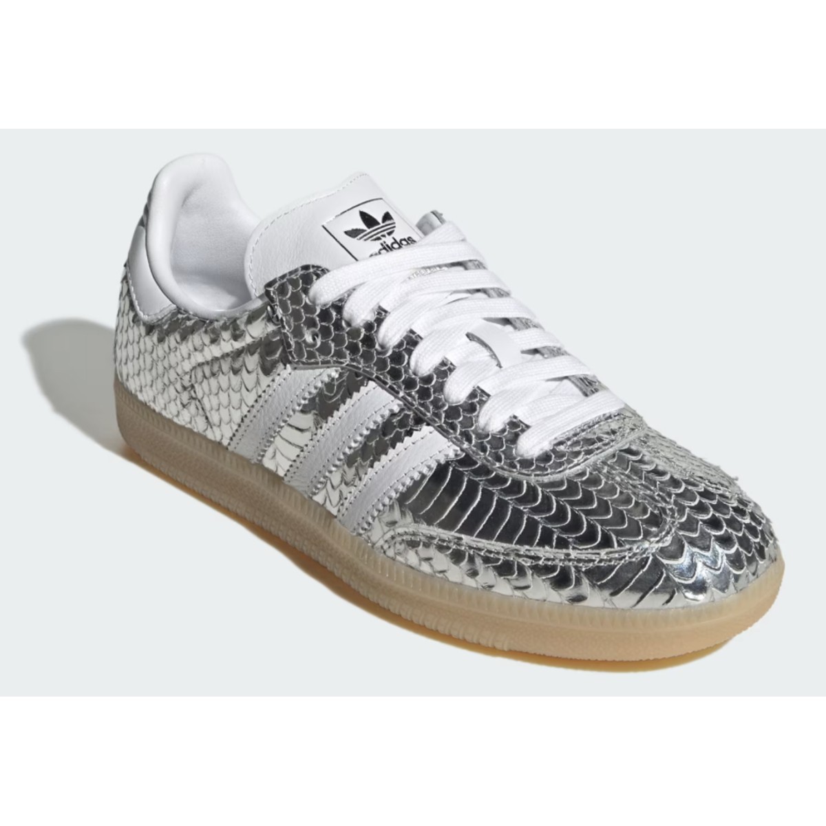 Size 5.5 - adidas Samba OG Silver White Gum W for sale online | eBay