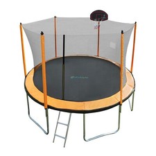 SkyBound 12ft Trampoline with Enclosure Net, Outdoor Trampoline for Kids  Adult