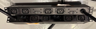 **USED**  APC AP9570 4-C19 Outlet 208VAC 24A 50/60Hz Rack Mount PDU Basic