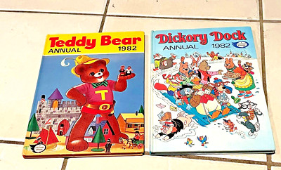 Teddy Bear Annual 1982 & Dickory Dock Annual 1982 - Fleetway Annual Hardcover