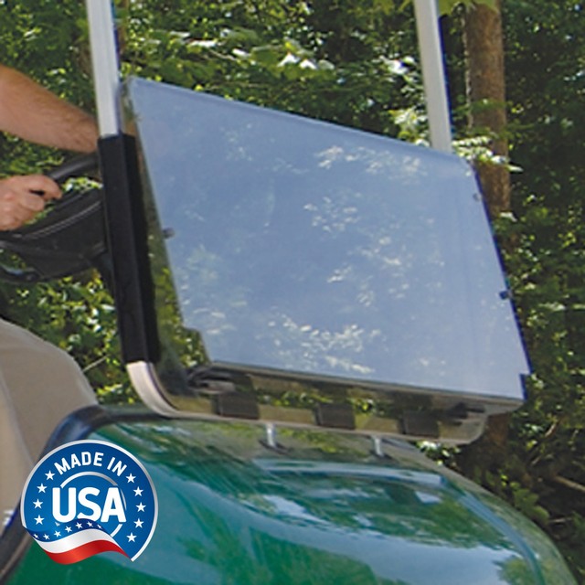 Yamaha G29 Drive Golf Cart Clear Fold Down Windshield With Clip
