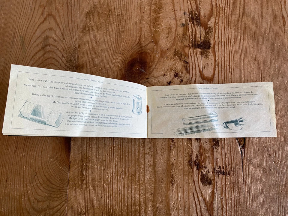 GRAF VON FABER-CASTELL - Folleto Manual - 114´5 x 6´3 cm - Image 2 of 4