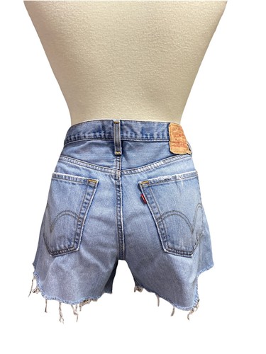 Vintage Levis 567 Loose Fit Cut Off Jeans Shorts Distressed Button fly size  32 | eBay