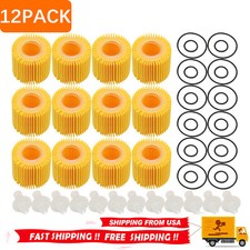 12Pcs Oil Filter 04152-YZZA6 For Toyota Corol...