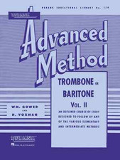 RUBANK ADVANCED METHOD VOL.2 TROMBONE/BARITONE MUSIC BOOK BAND BRAND NEW ON SALE