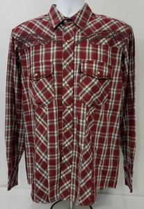 pendleton ariat snap western sleeve retro shirt medium
