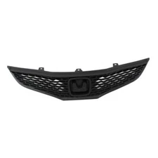Front Grille w/Black Shell and Insert for 2009-2014 Honda Fit w/Emblem Provision