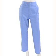 90s Vintage McGregor Periwinkle Blue High Waist Cotton Pants Women 4 Relaxed Fit