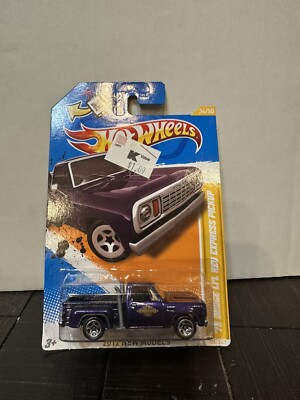 2012 HOT WHEELS '78 DODGE LI'L RED EXPRESS PICKUP E12 34/247 34/50 PURPLE NEW
