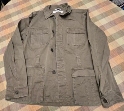 Tommy Hilfiger Jeans Women Large Military Styled Jacket Shacket