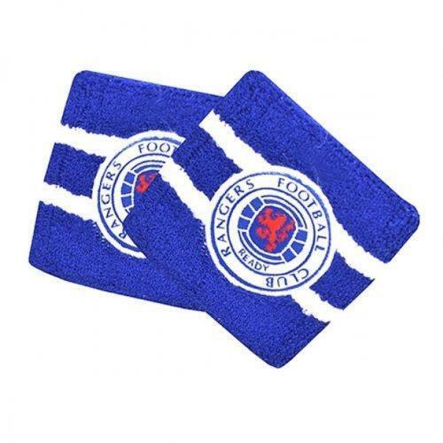 Rangers FC Wristbands/Sweatbands Blue & White - Foto 1 di 1
