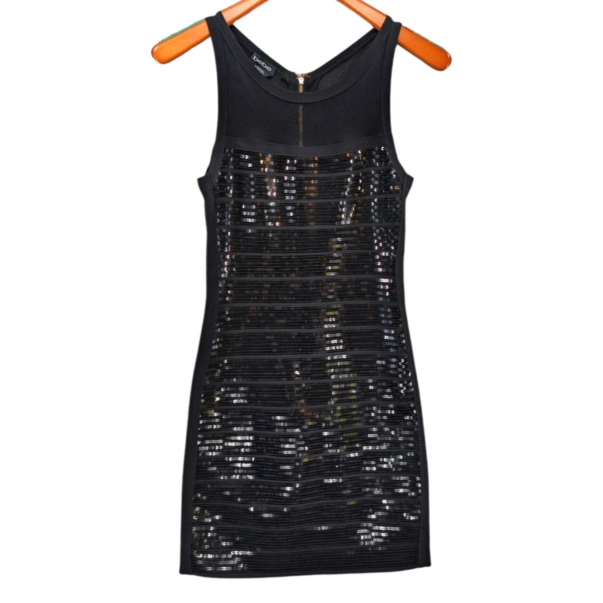 slim fit dress slacks Blush/Rose Gold Sequins V Back & Bow Baby Dress S-6M / Blush/Rose Gold main image 1