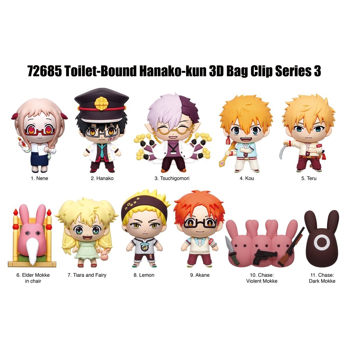 Toilet-Bound NEW * Dark Mokke Clip - Chase * Blind Bag Hanako