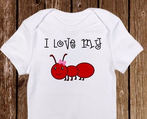 i love my aunt onesie