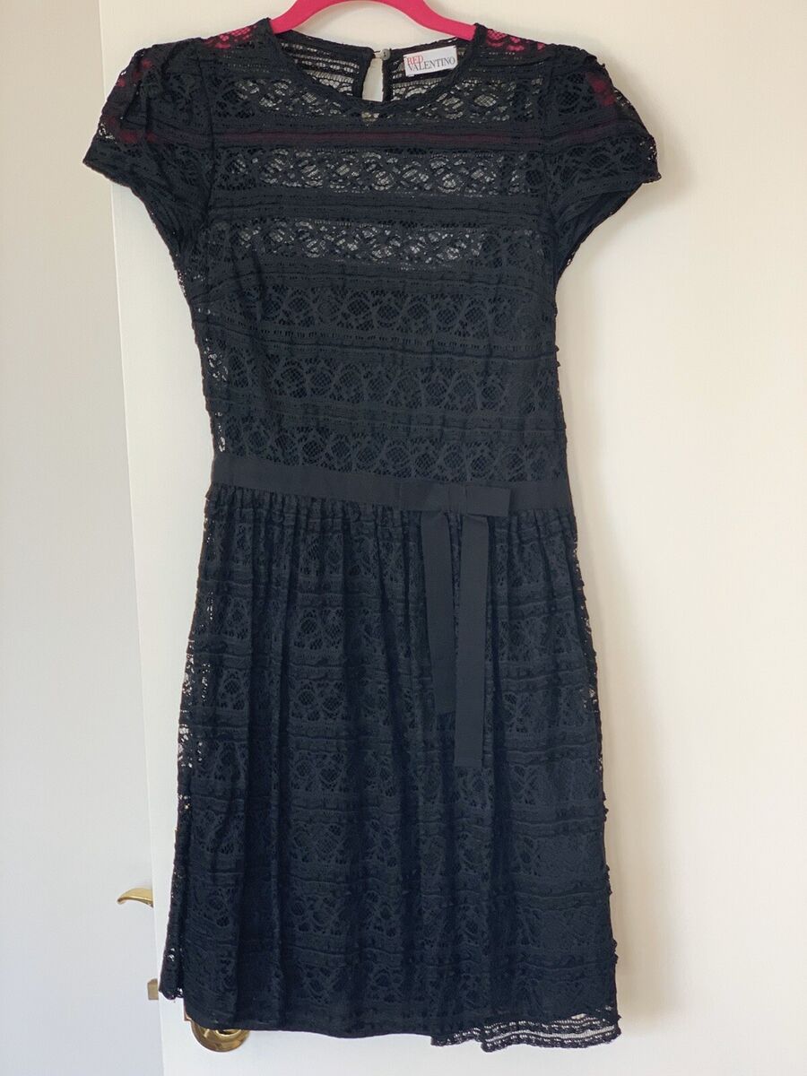 Red Valentino Black Lacy Dress, size S | eBay Red Valentino Black Lacy Dress, size S | eBay