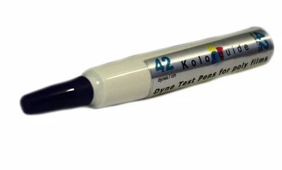 KOLORGUIDE Dyne Test pens (1 doz / box) for plastic film (poly films) (42)