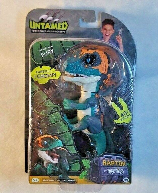 Authentic WowWee Fingerlings Untamed Raptor Blaze Velociraptor Dinosaur