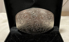 Floral Square Western Buckle Cowboy USA