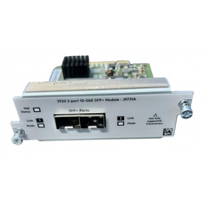 HPE 2920 2-Port 10-GbE SFP+ Module J9731A