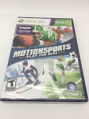Kinect Motionsports: Play For Real (Microsoft Xbox 360, 2010) - SEALED