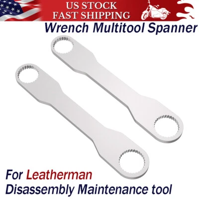 ALPHA RIDER 2PCS Slim Steel Parse Wrench Multitool Spanner For Leatherman Disassembly Tool
