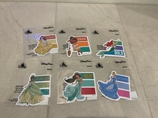 NEW Disney Parks Exclusive Disney Princesses Stickers Lot of 6