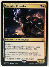MTG-Stormfist Crusader-#203-Throne Of Eldraine-Regular-NM