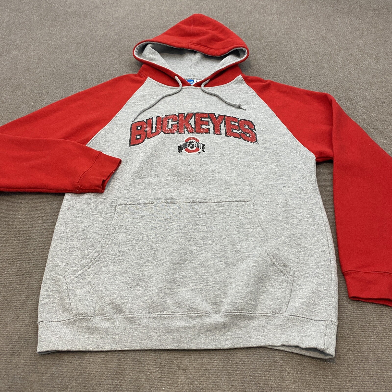 Ohio State Buckeyes Sweatshirt Adult Large Hoodie Sweater College Logo Mens