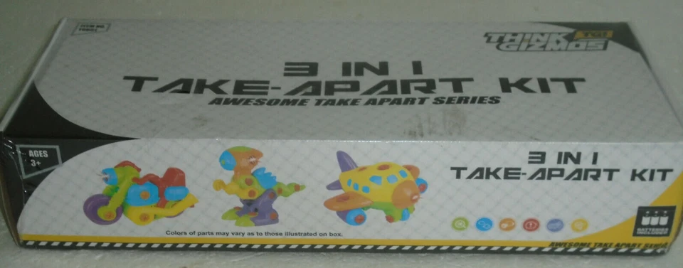 Think Gizmos 3 in 1 Take-Apart Kit Awesome Take Apart Series Item TG651 NEW - Image 2 of 4
