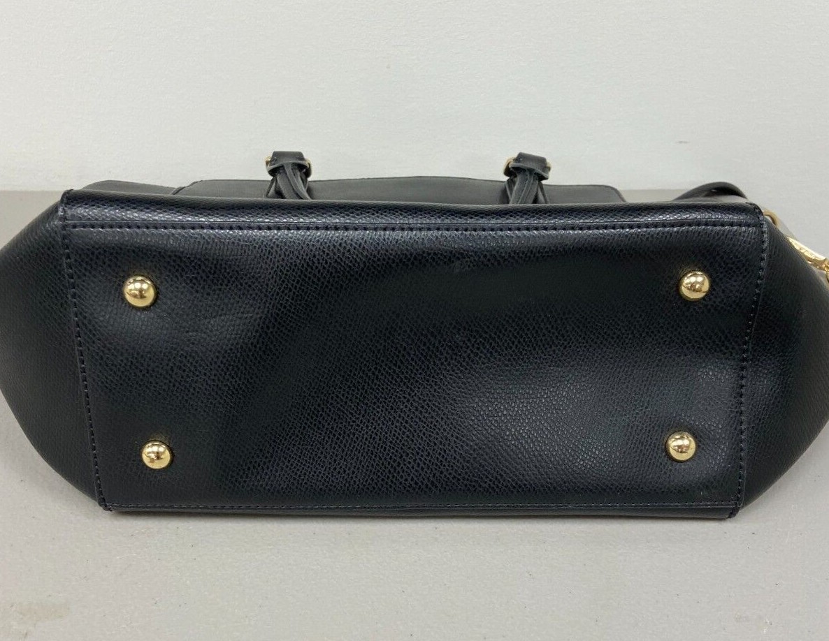 VERA BRADLEY BLACK HANDBAG REMOVEABLE SHOULDER ST… - image 3