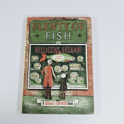 Vintage Plenty of Fish A Science I Can Read Book Milliken Selsam Hardcover 1960 