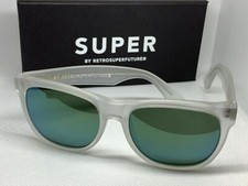 RetroSuperFuture 7AM Classic Crystal Matte Petrol Frame Size 46mm Sunglasses NIB