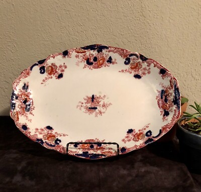 Antique Royal Staffordshire | Arcadia Pattern | Burslem England | Large Platter
