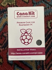 NEW Cana Kit Premium Case for Raspberry Pi Black