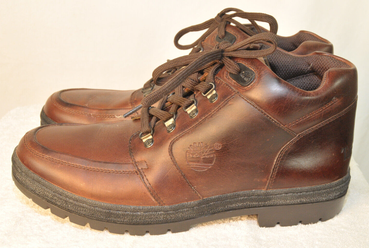 Timberland US Men's Size 13 M Red Leather Chukka Boots Style 69035