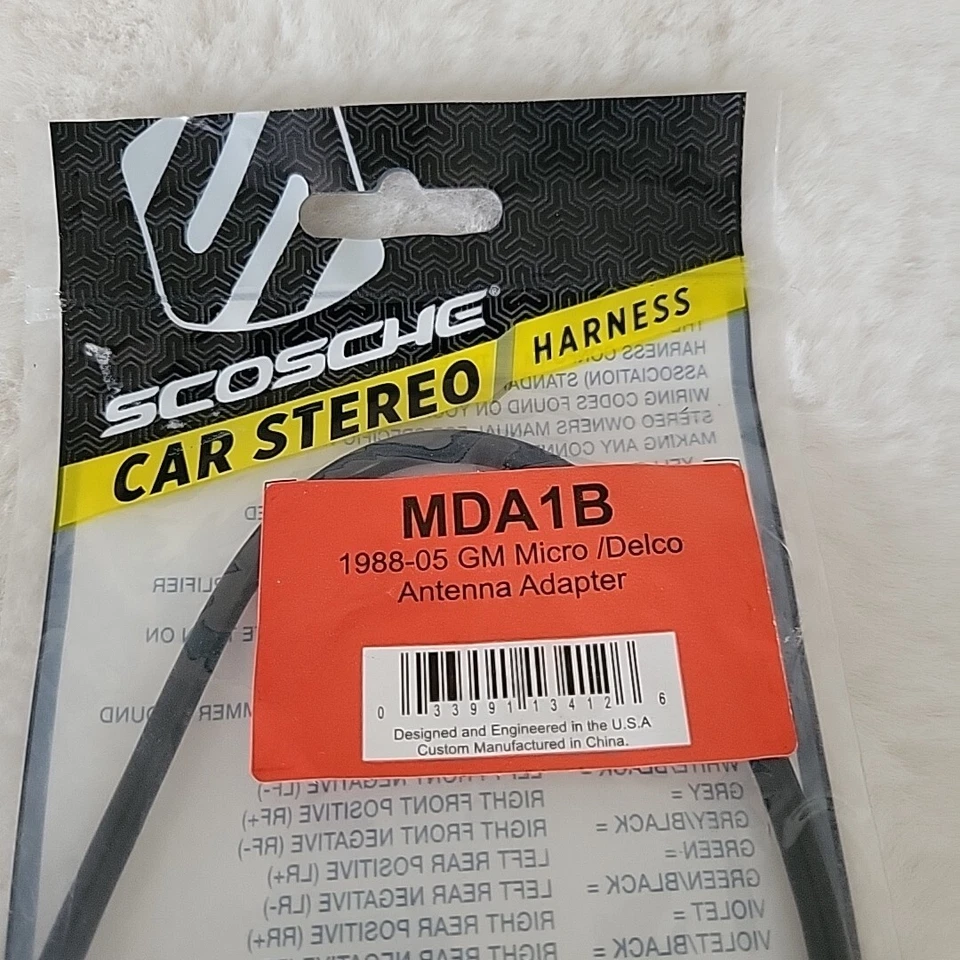 Adaptador de antena micro/delco GM Scosche MDA1B 1988-2005 Foto 4 de 4