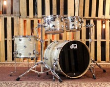 DW Collector's Cherry HVLT Creme Oyster Drum Set - 22,10,12,16 - SO 1378631